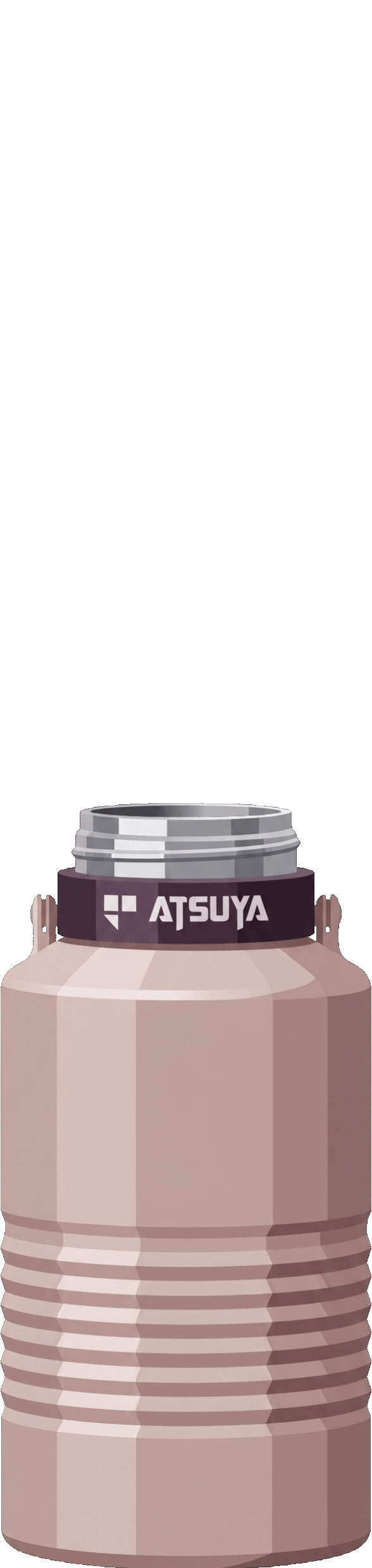 The Cryocap smart cap lowering onto the container's neck